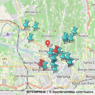 Mappa Via Quinzano, 37124 Verona VR, Italia (1.8595)