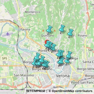 Mappa Via Quinzano, 37124 Verona VR, Italia (1.729)