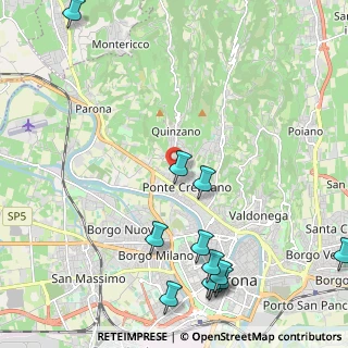 Mappa Via Quinzano, 37124 Verona VR, Italia (2.82083)