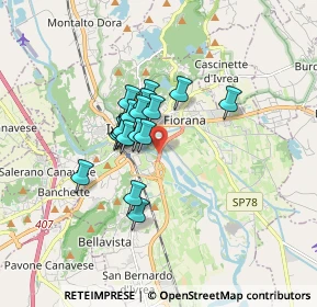 Mappa SS26, 10015 Ivrea TO, Italia (1.13667)