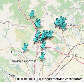 Mappa SS 26, 10015 Ivrea TO, Italia (9.7235)