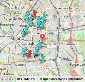 Mappa Corso XXII Marzo, 20137 Milano MI, Italia (1.72533)