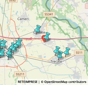 Mappa Strada Provinciale per Novara, 28068 Romentino NO, Italia (6.444)