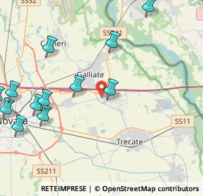 Mappa Strada Provinciale per Novara, 28068 Romentino NO, Italia (5.6)