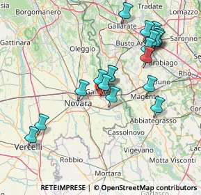 Mappa Strada Provinciale per Novara, 28068 Romentino NO, Italia (15.548)