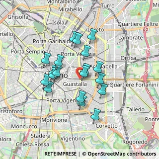 Mappa Corso di Porta Vittoria, 20129 Milano MI, Italia (1.46684)