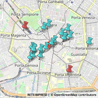 Mappa Via Valpetrosa, 20123 Milano MI, Italia (0.804)