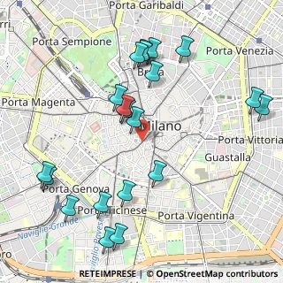 Mappa Via Lupetta, 20123 Milano MI, Italia (1.172)
