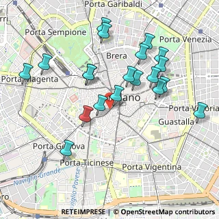 Mappa Via Valpetrosa, 20123 Milano MI, Italia (0.997)