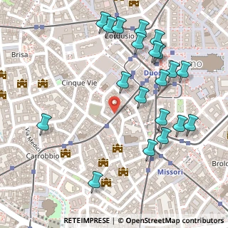 Mappa Via Lupetta, 20123 Milano MI, Italia (0.2965)