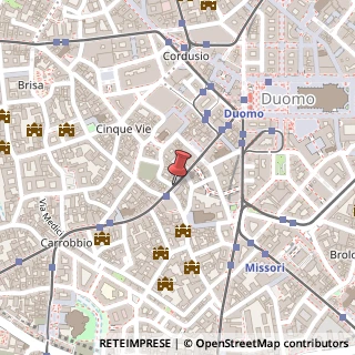 Mappa Via Valpetrosa,  5, 20123 Milano, Milano (Lombardia)