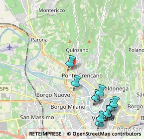Mappa 37124 Verona VR, Italia (2.61583)
