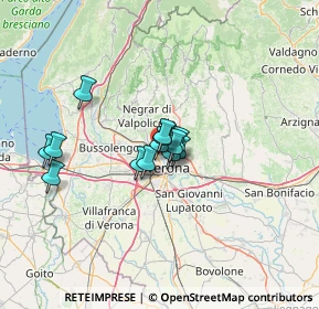Mappa 37124 Verona VR, Italia (8.68615)