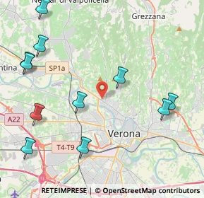 Mappa 37124 Verona VR, Italia (5.21636)