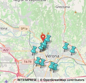Mappa 37124 Verona VR, Italia (3.49167)