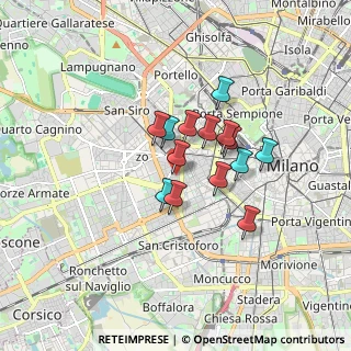 Mappa Piazza Irnerio Carlo, 20146 Milano MI, Italia (1.18714)