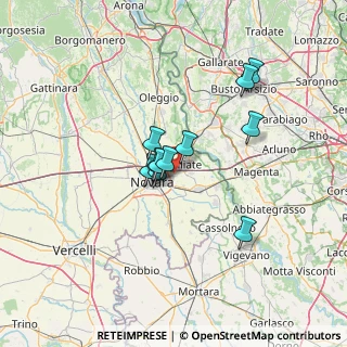 Mappa Via Spinetta, 28100 Novara NO, Italia (9.77)