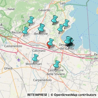 Mappa Via Carlo Nicola Pasini, 25017 Lonato del Garda BS, Italia (6.95167)