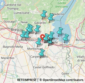 Mappa Via Carlo Nicola Pasini, 25017 Lonato del Garda BS, Italia (9.705)