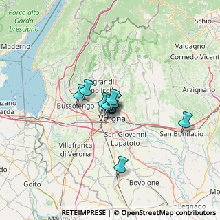 Mappa Via Santini, 37127 Verona VR, Italia (7.16182)