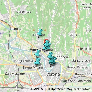 Mappa Via Santini, 37127 Verona VR, Italia (1.455)