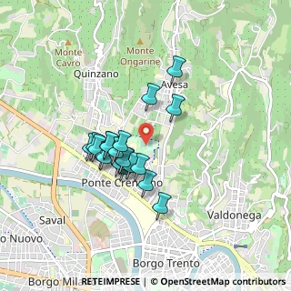 Mappa Via Santini, 37127 Verona VR, Italia (0.6955)