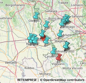 Mappa Piazza Garibaldi, 28068 Romentino NO, Italia (12.756)