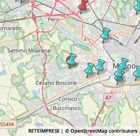 Mappa Piazza Madonna dei Poveri, 20152 Milano MI, Italia (5.515)