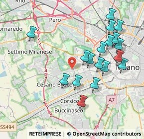 Mappa Piazza Madonna dei Poveri, 20152 Milano MI, Italia (4.005)