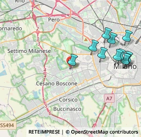 Mappa Piazza Madonna dei Poveri, 20152 Milano MI, Italia (4.52091)