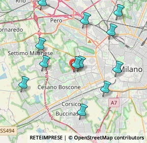 Mappa Piazza Madonna dei Poveri, 20152 Milano MI, Italia (4.29833)