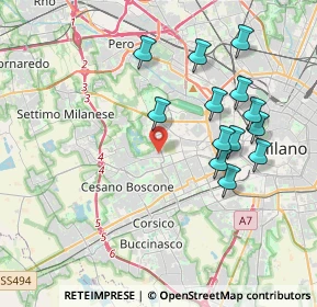 Mappa Piazza Madonna dei Poveri, 20152 Milano MI, Italia (3.82308)