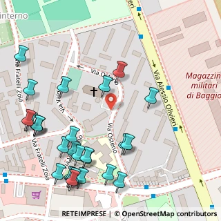 Mappa Piazza Madonna dei Poveri, 20152 Milano MI, Italia (0.17037)