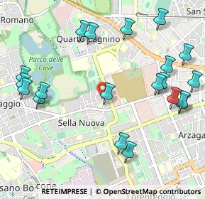 Mappa Piazza Madonna dei Poveri, 20152 Milano MI, Italia (1.2765)