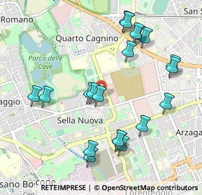 Mappa Piazza Madonna dei Poveri, 20152 Milano MI, Italia (1.067)