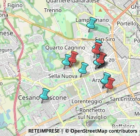 Mappa Piazza Madonna dei Poveri, 20152 Milano MI, Italia (1.55067)