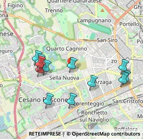 Mappa Piazza Madonna dei Poveri, 20152 Milano MI, Italia (2.00333)