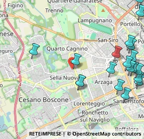 Mappa Piazza Madonna dei Poveri, 20152 Milano MI, Italia (2.82579)