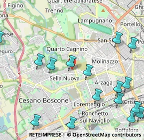 Mappa Piazza Madonna dei Poveri, 20152 Milano MI, Italia (2.86063)