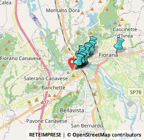 Mappa Via Chiusella, 10015 Ivrea TO, Italia (0.73188)