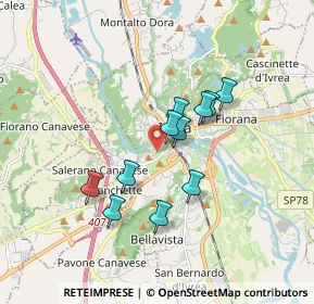 Mappa Via Chiusella, 10015 Ivrea TO, Italia (1.36)