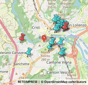 Mappa Via Chiusella, 10015 Ivrea TO, Italia (0.821)