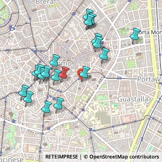 Mappa Via Larga, 20121 Milano MI, Italia (0.5525)