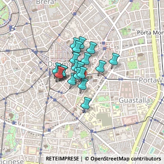 Mappa Via Larga, 20121 Milano MI, Italia (0.258)