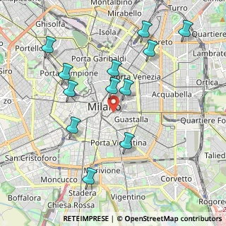 Mappa Via Larga, 20121 Milano MI, Italia (2.08833)
