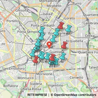 Mappa Via Larga, 20121 Milano MI, Italia (1.377)