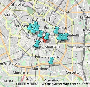 Mappa Via Larga, 20121 Milano MI, Italia (1.18846)