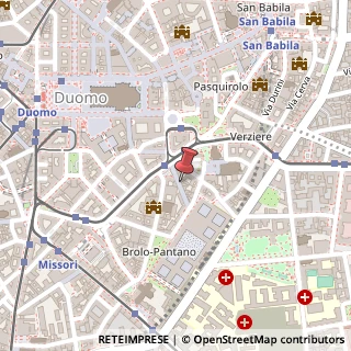 Mappa Via Bergamini, 7, 20122 Milano, Milano (Lombardia)