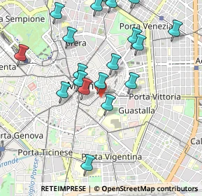 Mappa Via Larga, 20121 Milano MI, Italia (1.108)