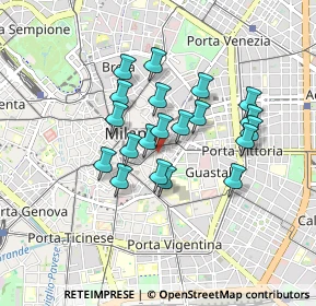 Mappa Via Larga, 20121 Milano MI, Italia (0.6805)